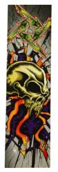 Metallica Pro Backbox Decal for Wood Backbox - Left